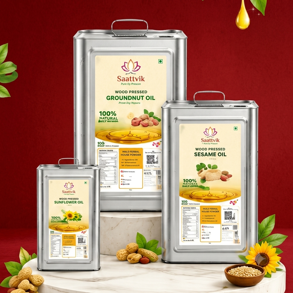 Saattvik Natural Cold Pressed Healthy Oil